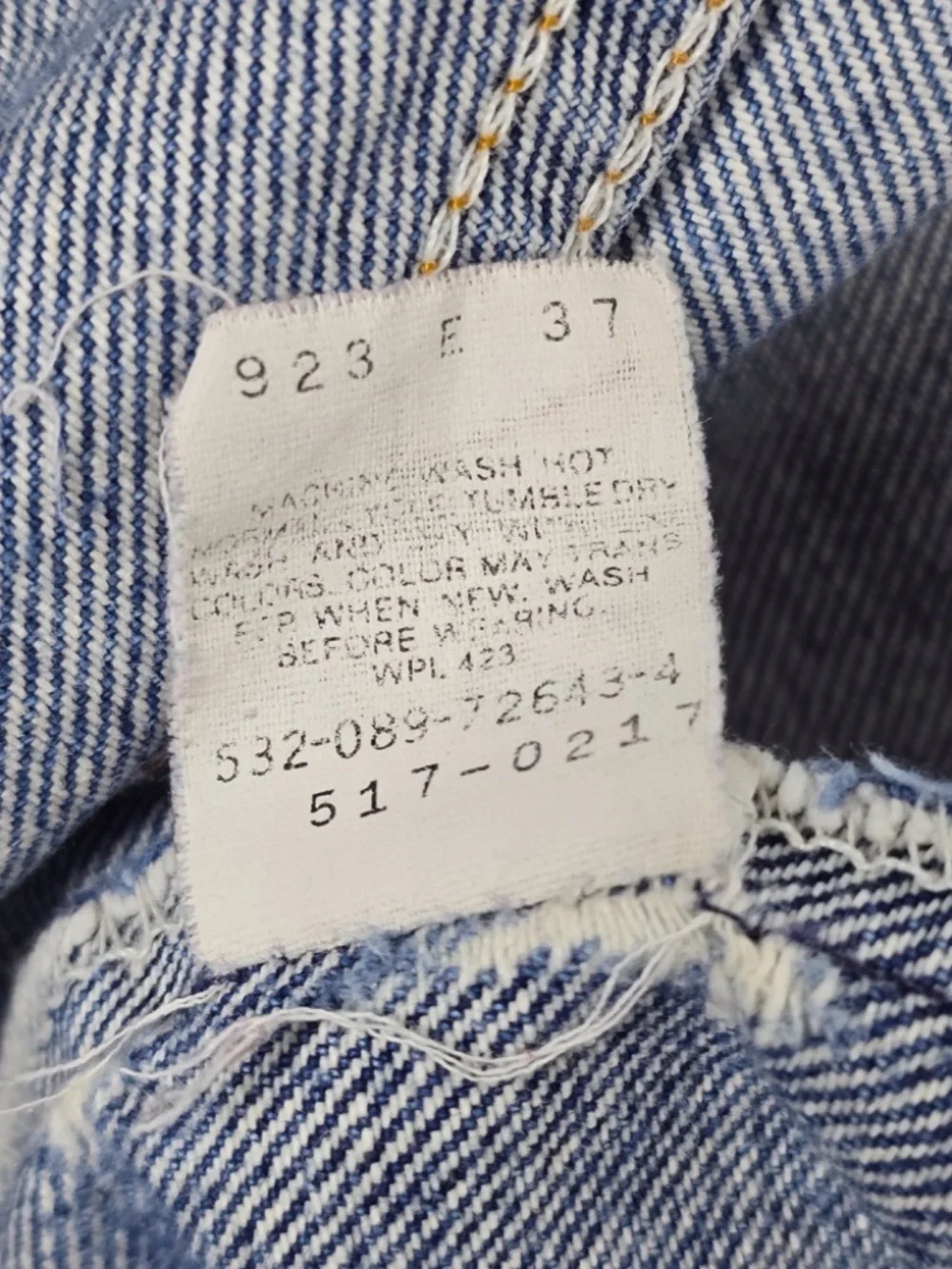 VTG 80s Levi's 517 Bootcut Jeans Made in USA Red Tab Distressed 32x30 Altered
